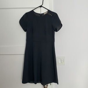 Loft size 4 dark gray dress